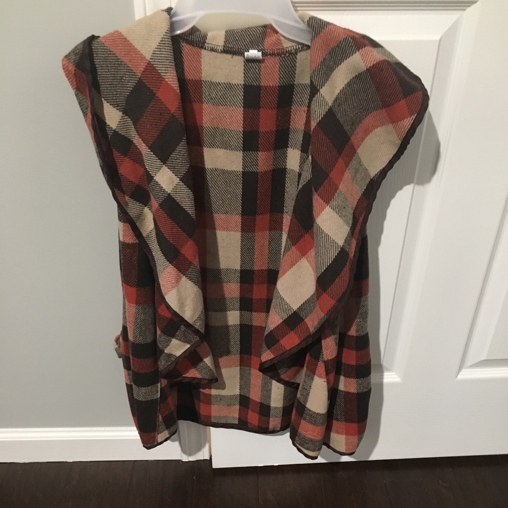 Plaid vest